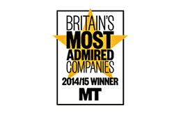 Britain's Most Admired Companies 2014|15 Winner
